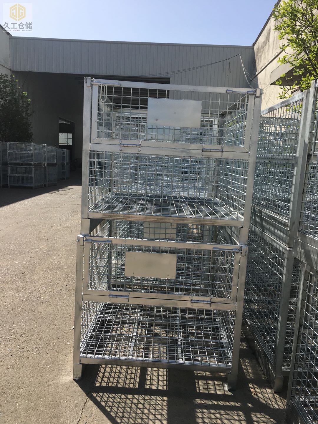 久工仓储设备-金属周转箱也称钢制料箱、固定料箱、南京周转箱厂家......