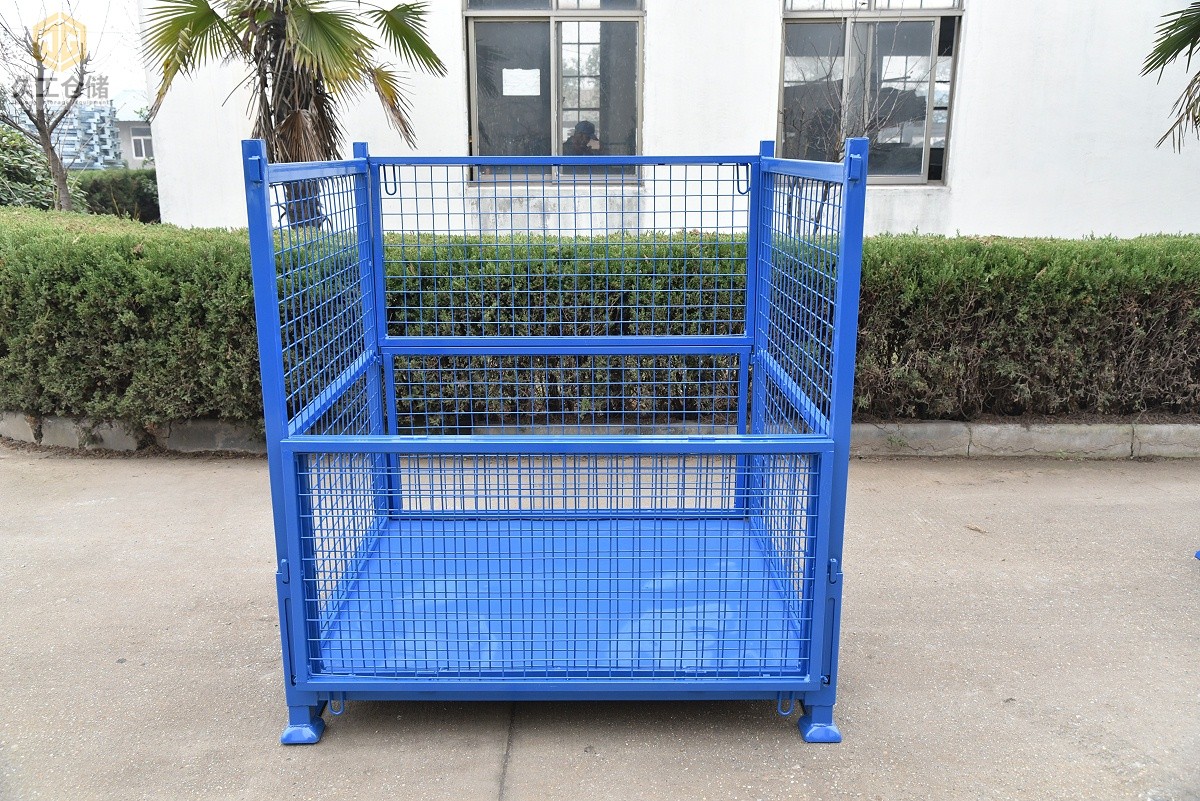 南京久工仓储-金属周转箱-品类齐全支持定制，钢制料箱特性有哪些？运用哪些行业？南京周转箱厂家