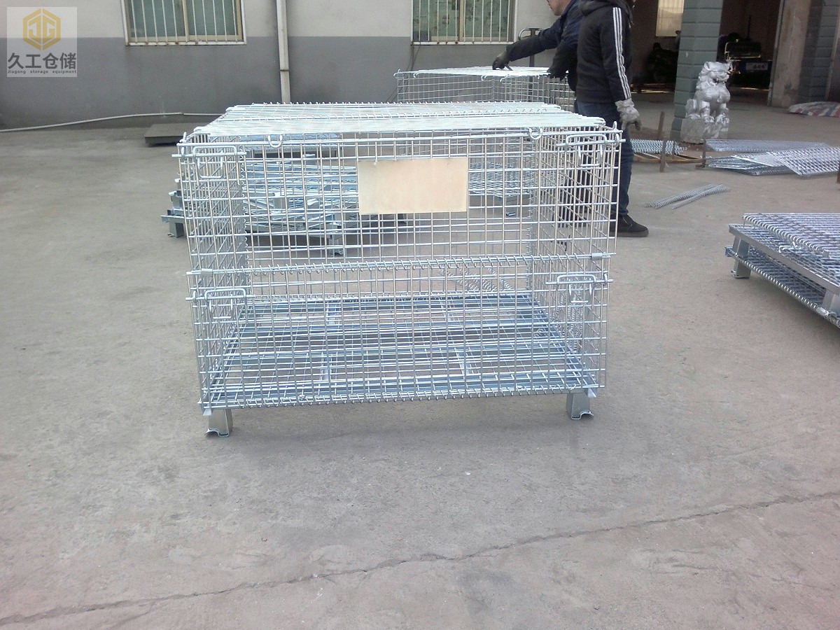 折叠式仓储笼-加盖仓储笼展示-有什么特点？南京仓储笼厂家-久工仓储设备